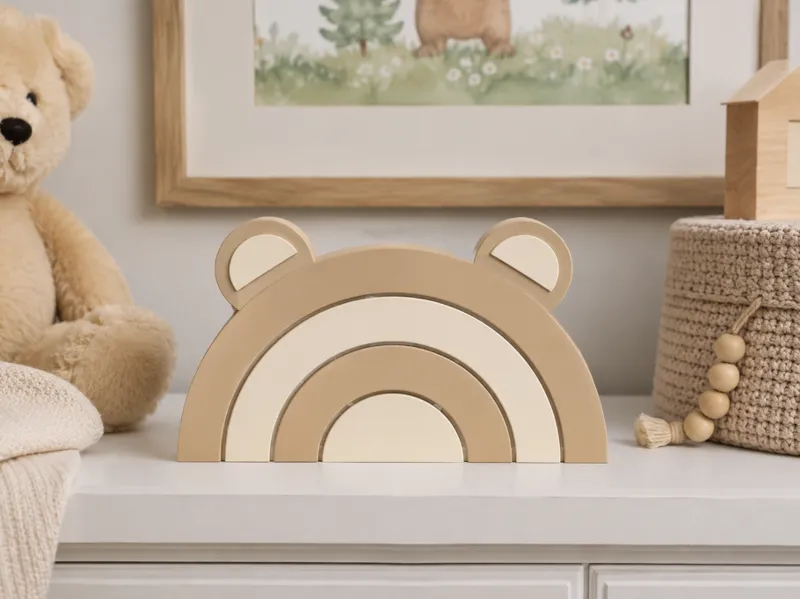 Bear Rainbow Stacker Decor Arch