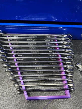 Harbor Freight 14 Icon Wrench Set Organizer Right Angle