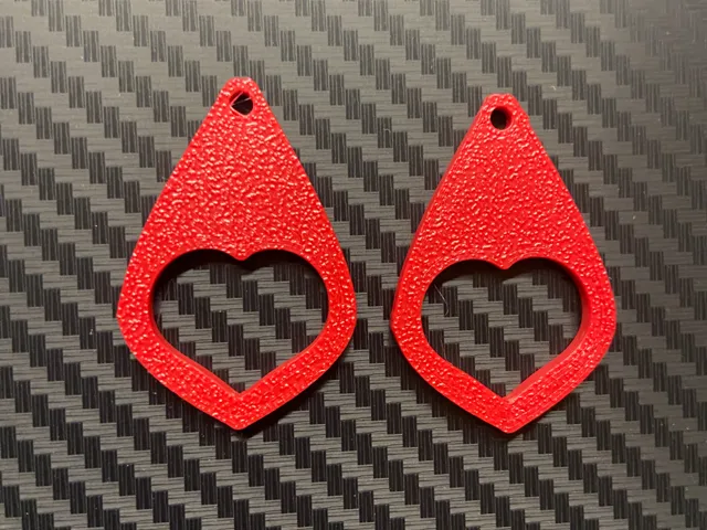 Heart earrings