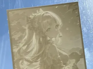 原神神里绫华浮雕照片