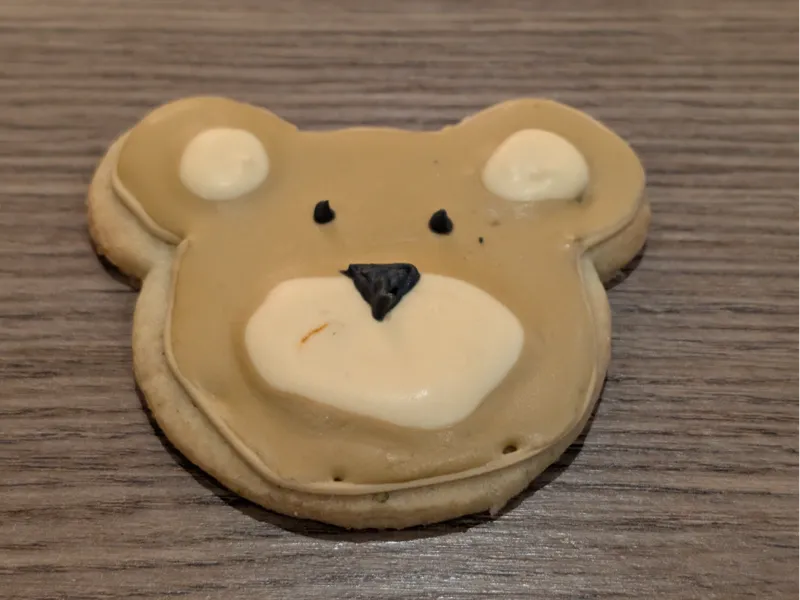 Teddy cookie cutter