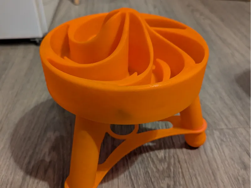 high dog bowl / plate. 