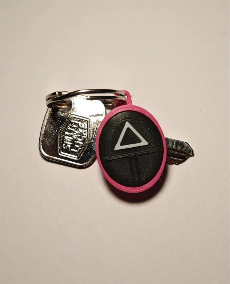 Squid game keychain