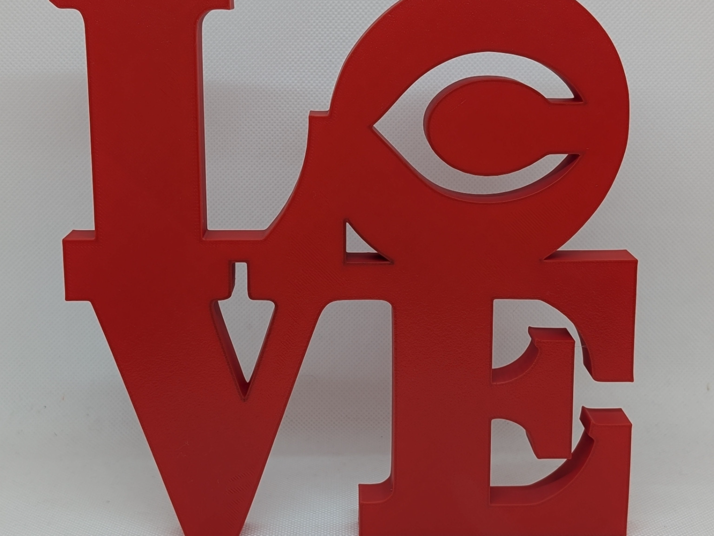 Cincinnati Reds Love Park Sign LOVE sign