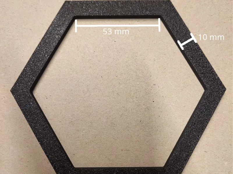 Hexagon Picture Frame Small