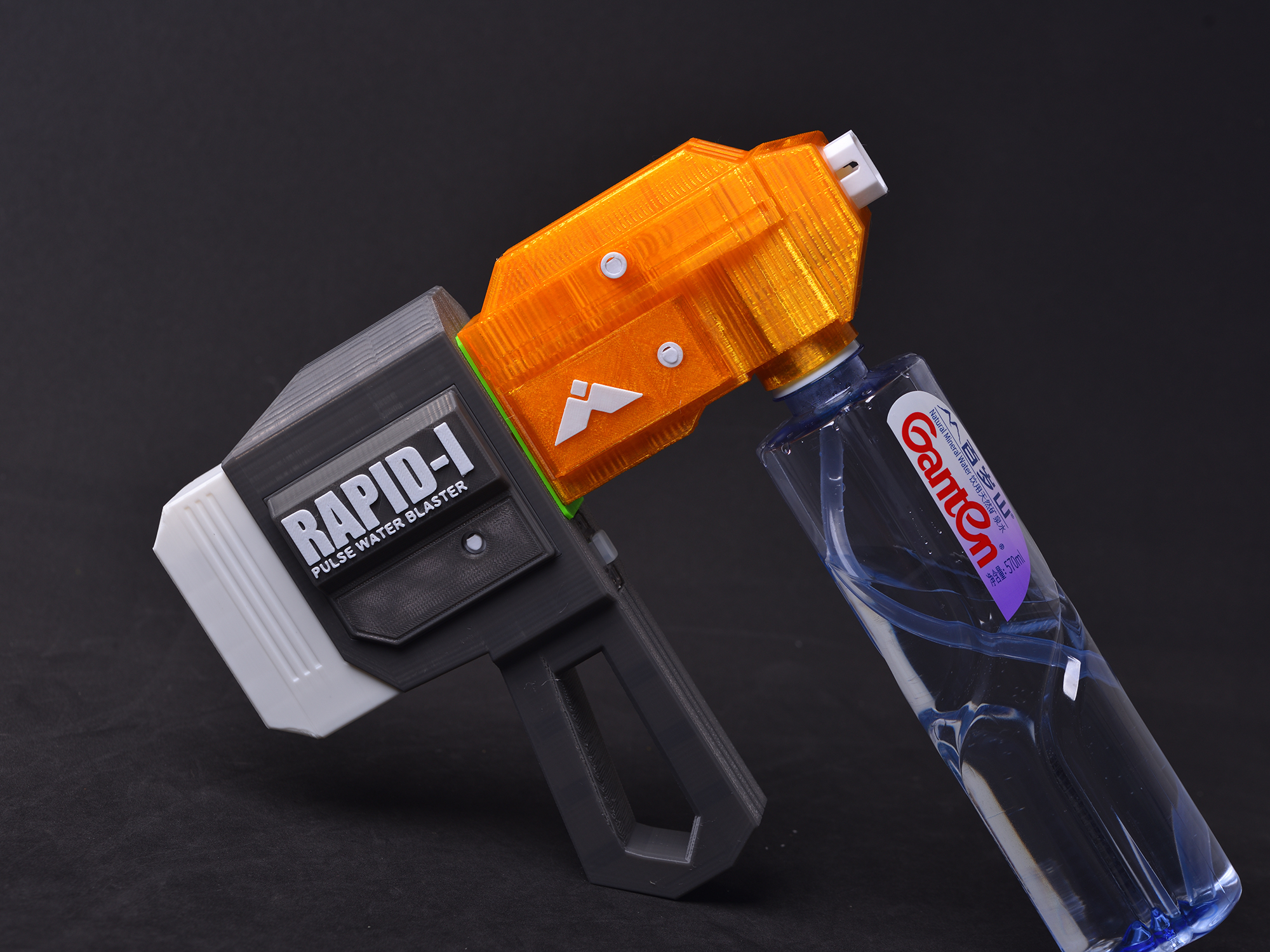 Miniatura 1 do modelo 3D 【磐岩宇宙】激流-1型脉冲水枪：1秒5枪，大杀四方！