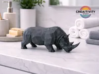 Rhinocéros low poly — Monarch — photo 3