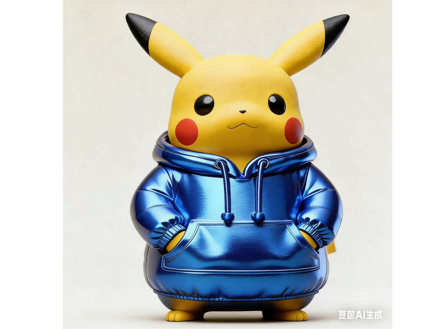 Miniatura 1 do modelo 3D 宝可梦 Pikachu 皮卡丘 穿卫衣 - 拆件打印，No AMS