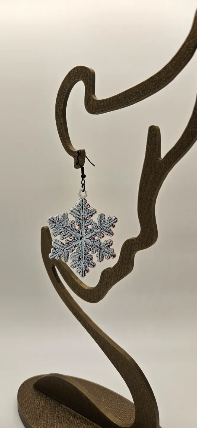 Snowflake Earrings view 3