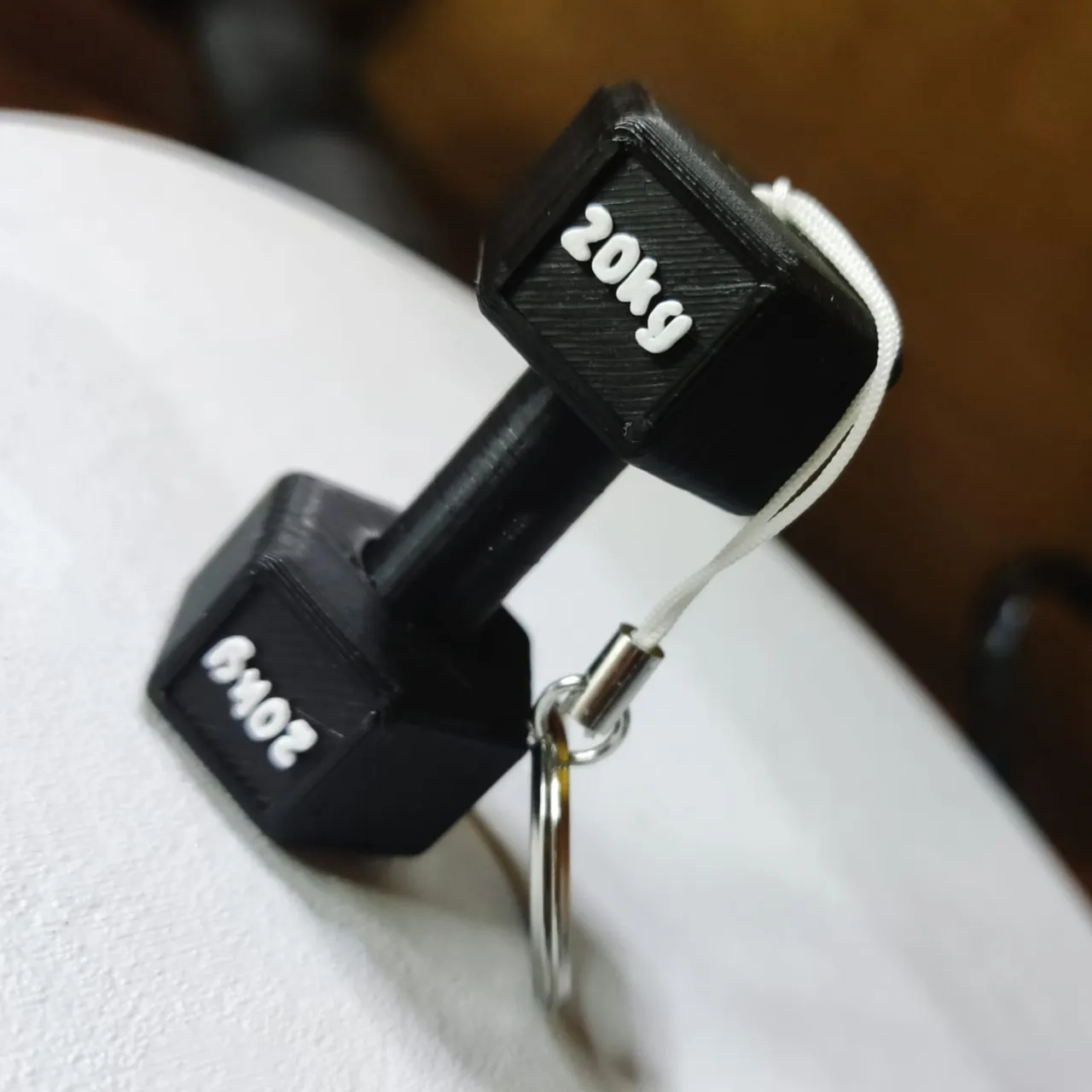 Keyhcain GYM Pesas Dumbbells Mancuerna view 2