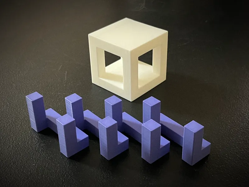 Four Piece Burr Cube by Osanori Yamamoto