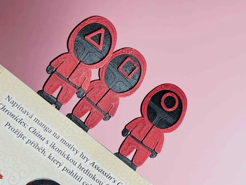Squid Game Bookmarks – Set of 3