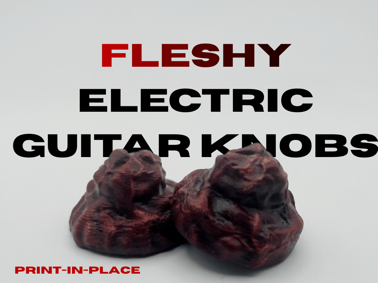 Electric Guitar Knobs - Flesh Themed Universal fit