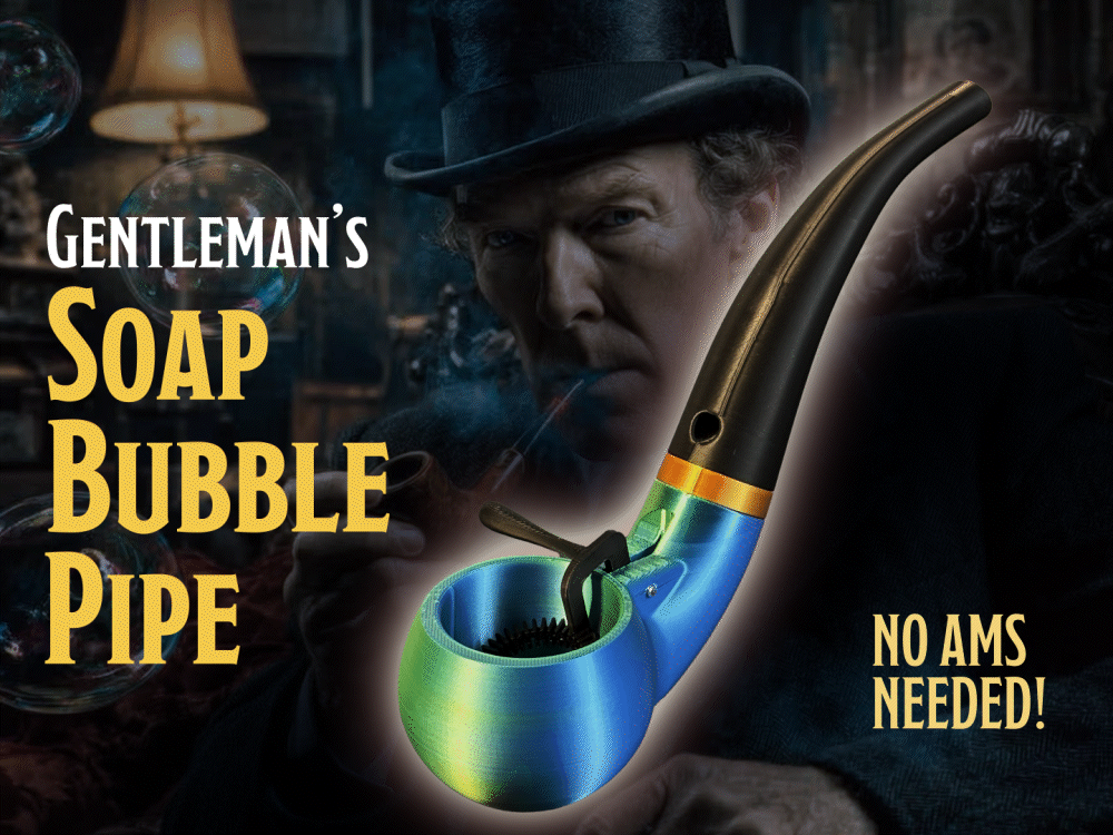Gentleman's Soap Bubble Pipe