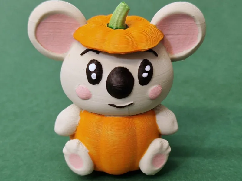 Koala in a Pumpkin