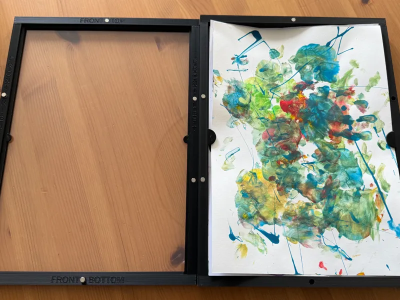 A4 Kids Artwork Frame – Easy Stacking & Display!