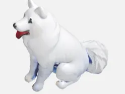 white dog