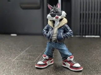 Sylvester Street Style – Looney Tunes Figur