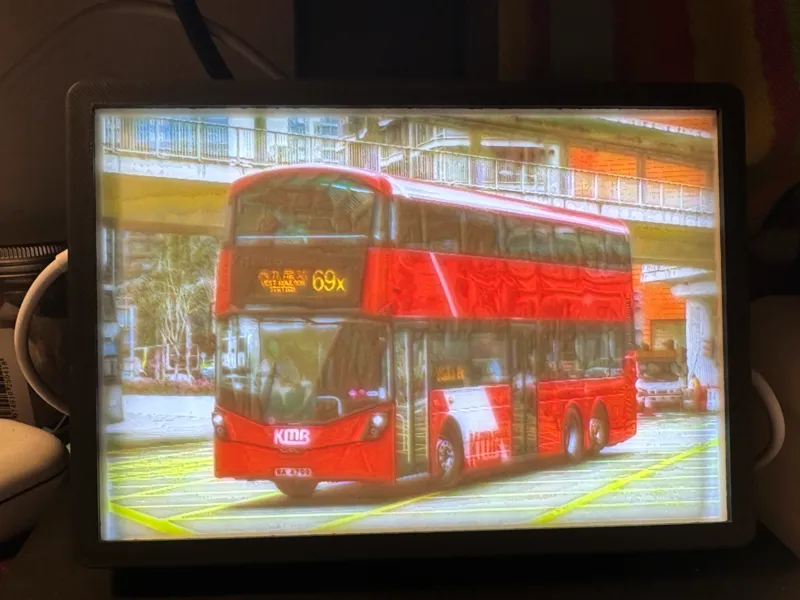 香港KMB九巴浮雕照片