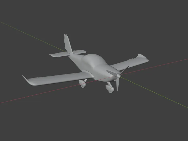 Evektor EV-97 Eurostar 1/30 scale model