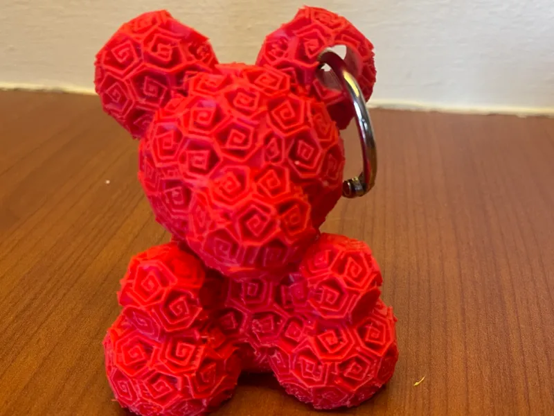 Rose Bear Keychain – 0.4mm Nozzle