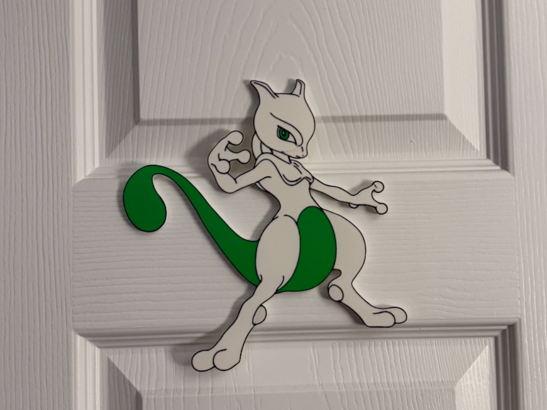 SHINEY MEWTWO WALL ART 