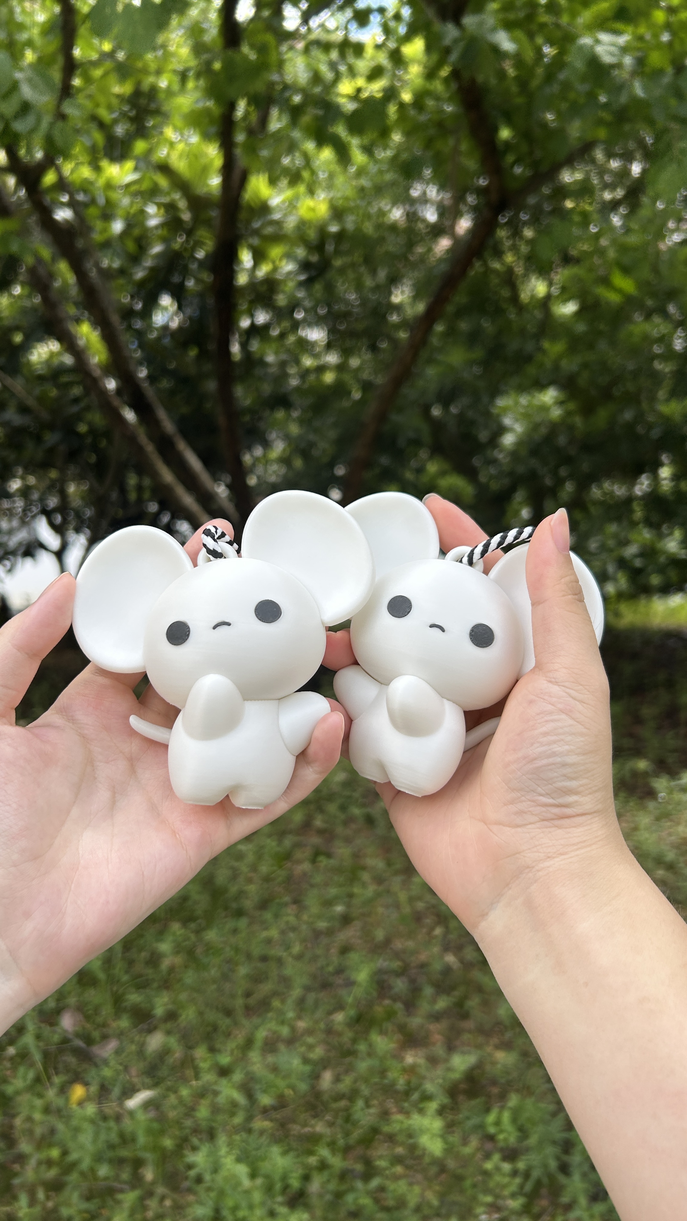 Miniatura 3 do modelo 3D 宝可梦一家鼠、一对鼠：小鼠挂件（包包挂件）（无需AMS）