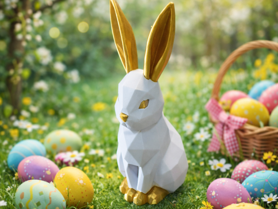 Easter Bunny gold edition