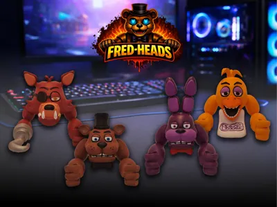 FNAF-Inspired Buddy & Pen Holder Character Set