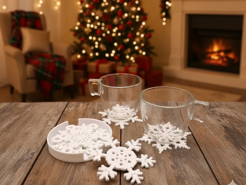 SNOWFLAKE COASTERS