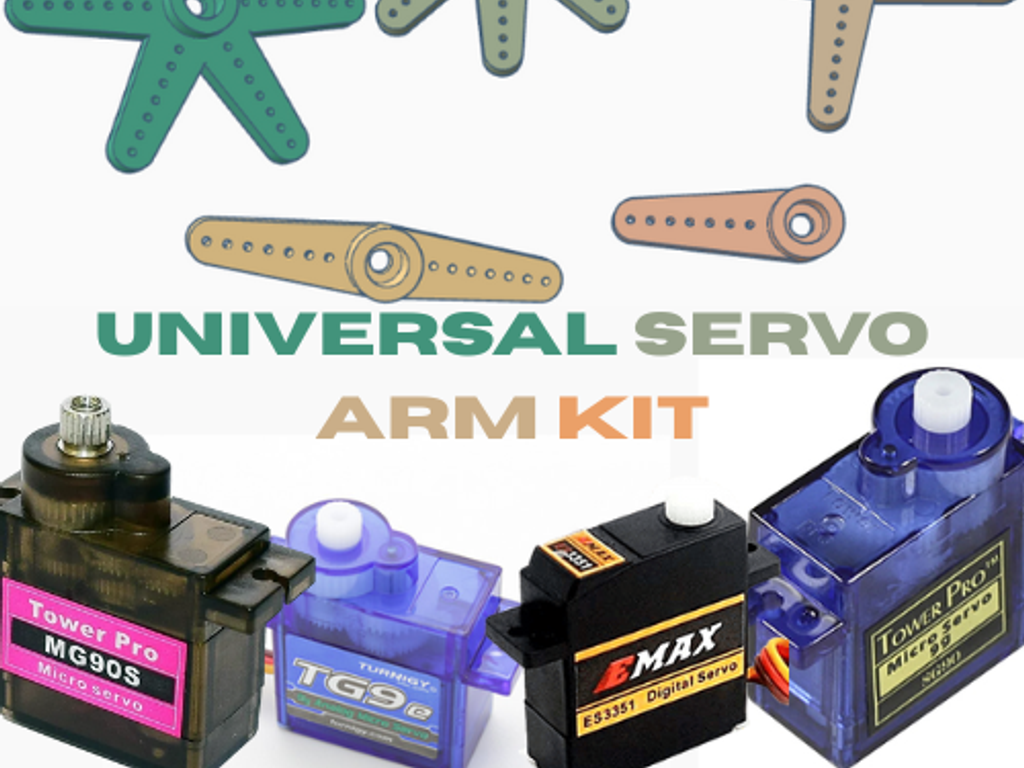 Universal Servo Arm Kit, Works With Any Servo