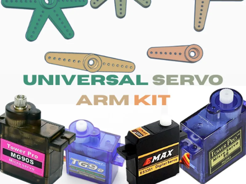 Universal Servo Arm Kit, Works With Any Servo