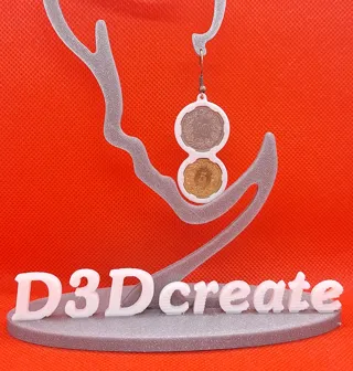 Swiss Franc earring