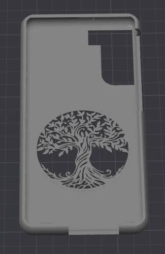 Galaxy s21+ Case with Tree of Life and blank case