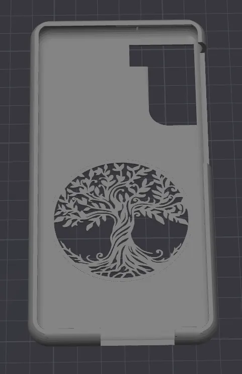 Galaxy s21+ Case with Tree of Life and blank case