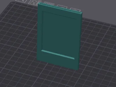 Polaroid photo holder for mobile phone