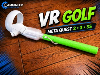 Meta Quest 2/3s/3 Golf Club Handle