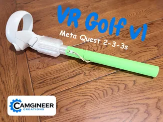 Meta Quest 2/3s/3 Golf Club Handle