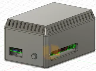 Orange Pi 5 Low-Profile ICE-Tower Case