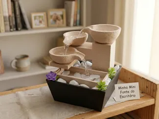 Mini Fonte Zen Decorativa para Impressão 3D
