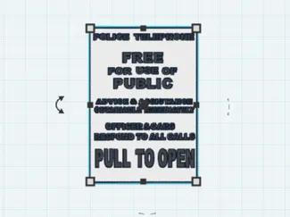 TARDIS sign