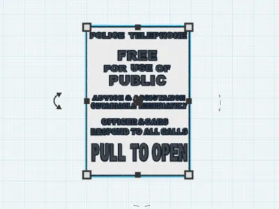 TARDIS sign