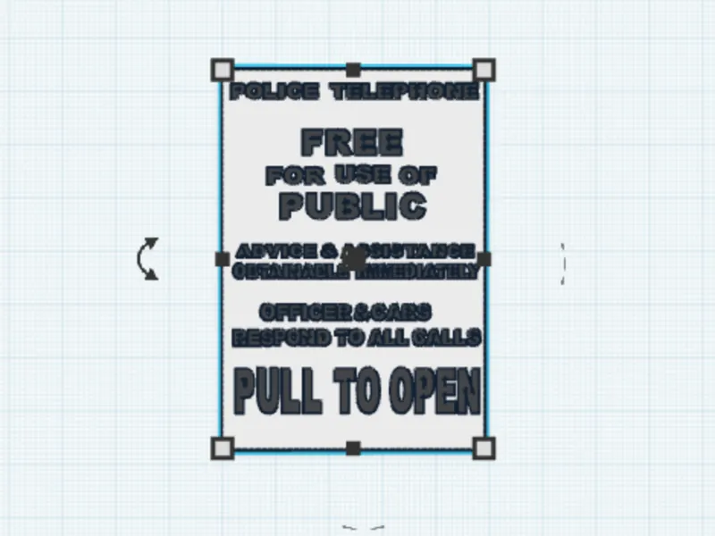 TARDIS sign