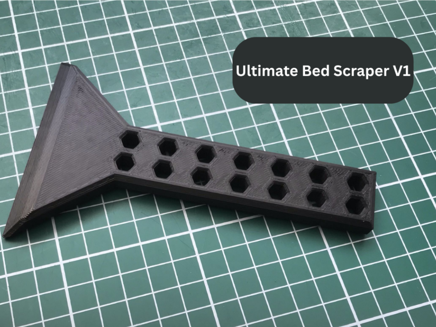 Ultimate hexagonal bed scraper V1