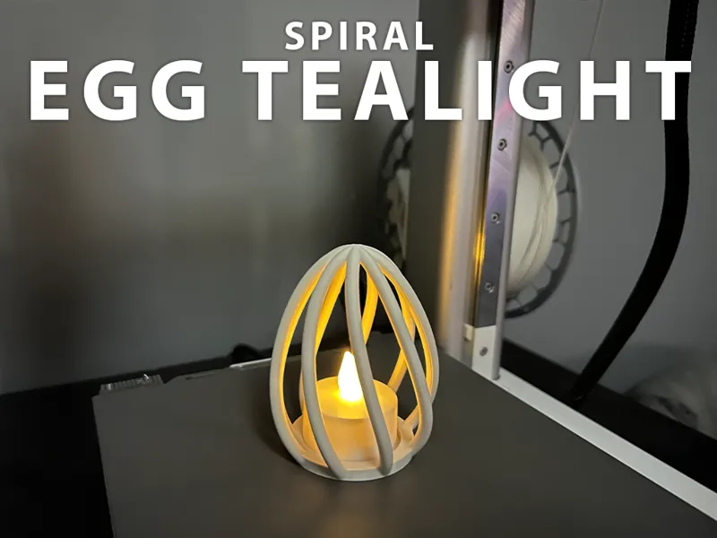 Spiral Egg Tealight