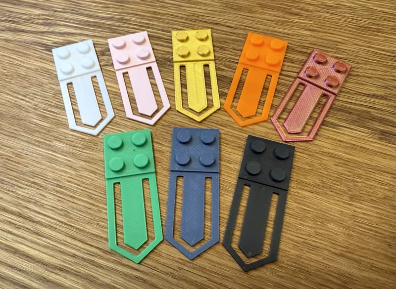 Bookmark - L3G0 Klemmbaustein compatible