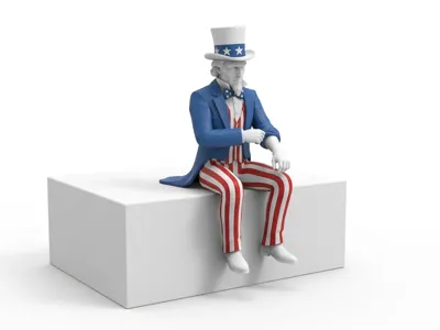Uncle Sam "Shelf Sitter" (4th of July Edition)