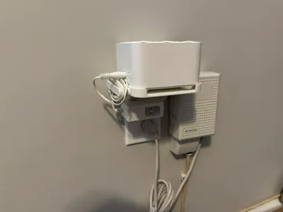 Orbi Mesh Router or Node Outlet Cover Shelf