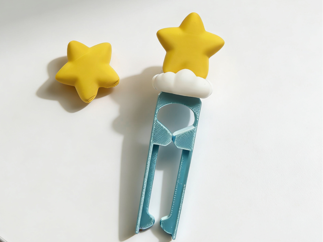 Miniatura 1 do modelo 3D 可爱星星拼豆笔
