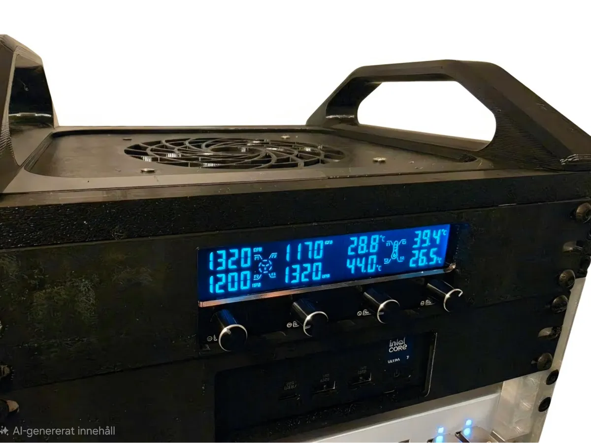 10 server rack PWM 5.25 Fan Speed Control - Free 3D Print Model ...